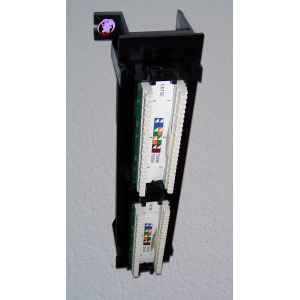TWT wall mount vertical patch panel, 12 port, UTP, 5E